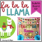 Llamas Christmas Bulletin Board / Door Decor