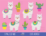 Llamas clipart, alpaca clipart, llama clipart, lama clipar