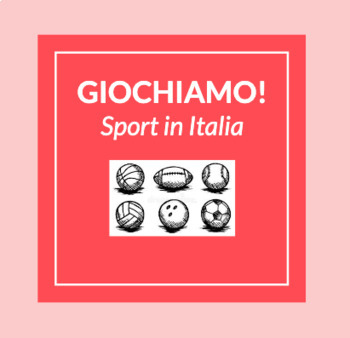 Preview of Lo sport Italia - Introductions to Sports Distance Learning Slides