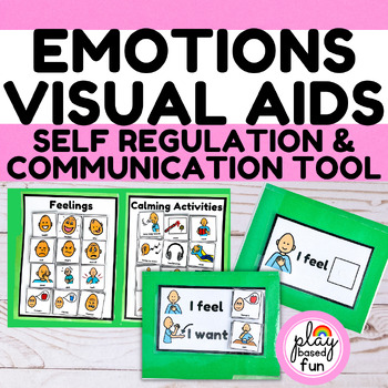 Preview of SELF REGULATION VISUALS & COMMUNICATION BOARD, FEELINGS & EMOTIONS VISUALS, PCS