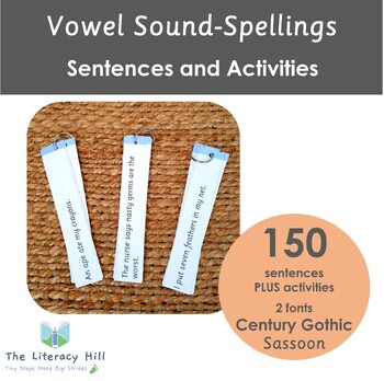 Preview of Loaded Vowel Sounds-Spellings Sentences