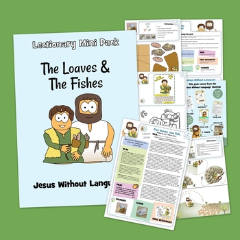 Preview of Loaves and Fishes - Kidmin Lesson & Bible Crafts