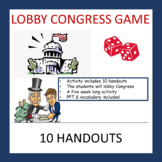 Lobby Congress Game - 10 Handouts!