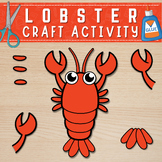 Lobster Craft | Sea Life Activity | Ocean Animal Craft | C