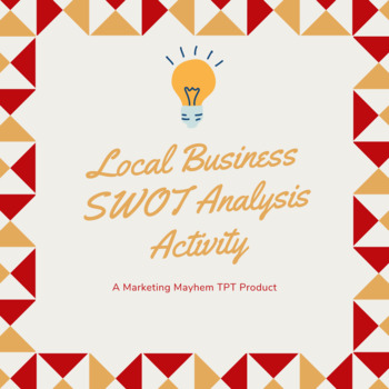 Preview of Local Business SWOT Analysis Activity