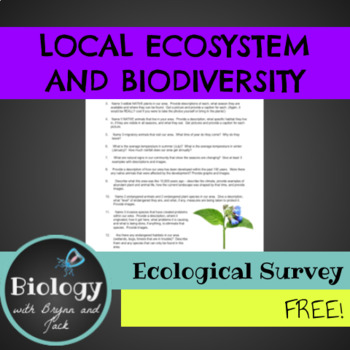 Preview of Local Ecosystem and Biodiversity Survey