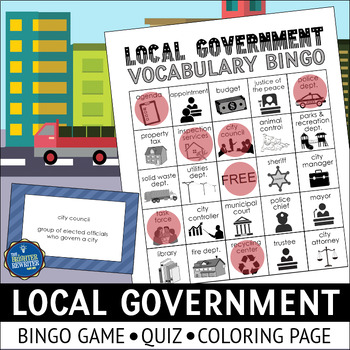 Preview of Local Government Bingo Game