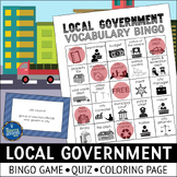 Local Government Bingo Game