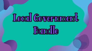 Preview of Local Government Bundle