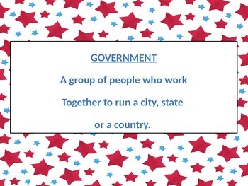 Preview of Local Government Vocabulary