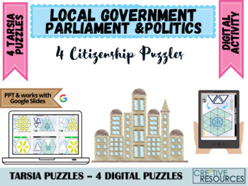 Preview of Local Government and Parliament  - Digital Tarsia Puzzle