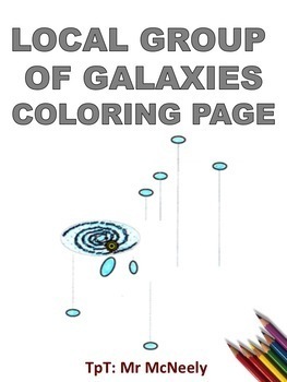 Preview of Local Group of Galaxies Coloring Page