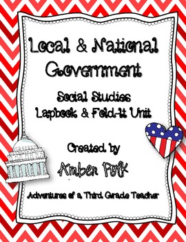 Preview of Local & National Government Lapbook Unit