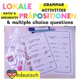 Local prepositions in german | Lokale Präpositionen auf Deutsch