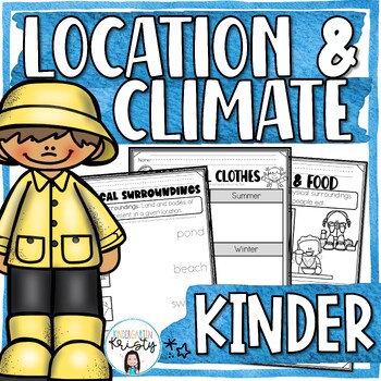 Preview of Kindergarten Location Climate and Physical Surroundings VA SOL K.7 Aligned