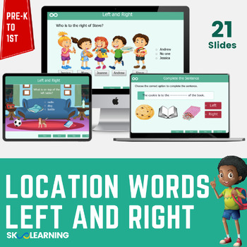 Preview of Location Words - Left and Right for Kindergarten Social Studies Skills