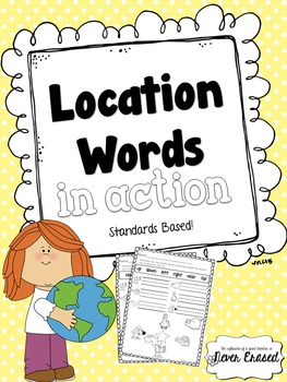 Preview of Location Words Practice Pages