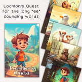 Lochlon's Quest: A reader book to find long vowel E words