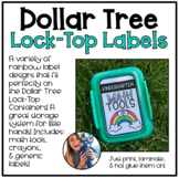 Lock-Top Container Labels