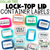 Lock Top Lid Container Labels (from Dollar Tree)
