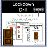 Lockdown Drill Procedures & Routines- Visuals, Posters, & 