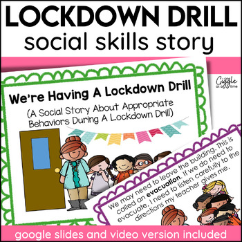 Preview of Emergency Lockdown Drill Procedures & Expectatations Social Story Safety Plan  