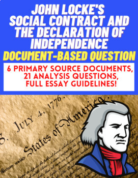Preview of Locke’s Social Contract and the Declaration of Independence DBQ