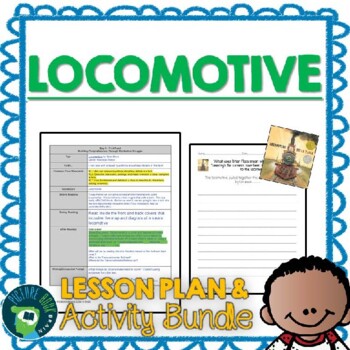 Preview of Locomotive by Brian Floca Lesson Plan & Google Activities