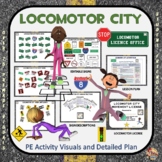 Locomotor City- PE Activity Visuals and Detailed Plan