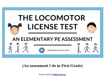 Preview of Locomotor License Cards and Assessment Activity Guide (Video Link Included)