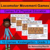 Locomotor Movement Game: 10 Fundamental Movement Phys Ed Games
