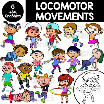 Preview of Locomotor Movements Clipart