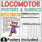 Locomotor Skills Cues Posters with Rubrics for Elementary 