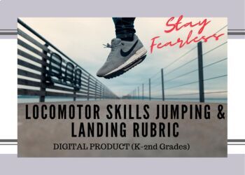 Preview of Locomotor Skills Jumping & Landing Rubric 