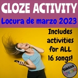 Locura de Marzo 2023 Cloze Activites