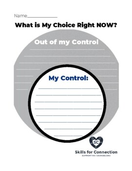 THE THINGS I CAN CONTROL GAME: Teaching Kids & Teens About Internal Locus  of Control - WholeHearted School Counseling