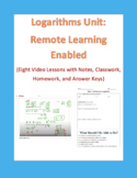 DISTANCE LEARNING Logarithm Unit (Full Video Lessons & Ans