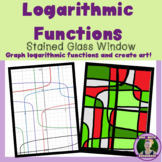 Logarithmic Functions Stained Glass Window Art Project