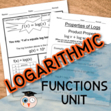 Logarithm Practice | Evaluating | Graphing | Properties | Solving