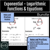 Logarithmic and Exponential Functions, Conversions and Equ