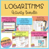 Logarithms Digital and Printable Activities Bundle