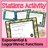 Logarithms Stations Activity