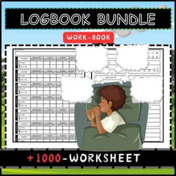 Preview of Logbook book Bundle templates