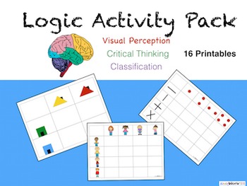 Preview of Logic Activity Pack Ages 4-7
