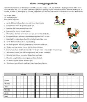 Sport and Fitness Puzzles