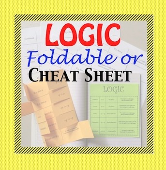 Preview of Conditional Statements Logic Foldable and Cheat Sheet