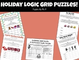 Logic Grid Puzzle Holiday Bundle