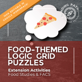 Logic Grid Puzzles | Food, Culinary, Cooking | Sub Plans &
