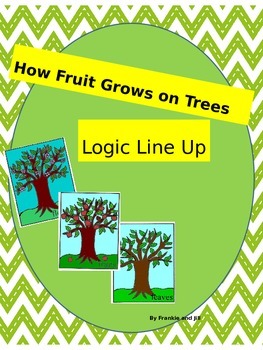 Preview of Logic Line Up: How Fruit Grows on a Tree NO PREP common core
