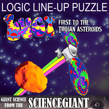 Preview of Logic LineUp Puzzle: NASA Lucy Mission to Jupiter Trojan Asteroids